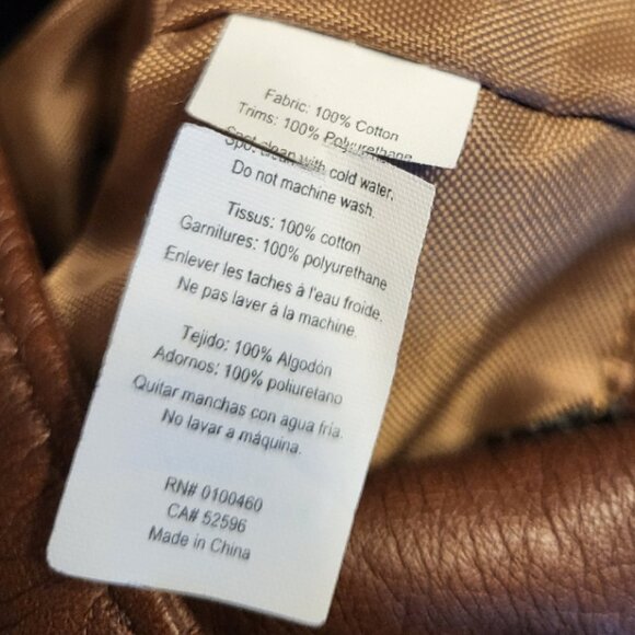 Kavu Shoulder Hobo Bag Blue Denim with Brown Trim - Picture 7 of 11